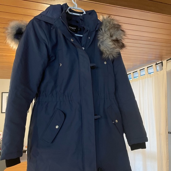 Womens “Only” size medium blue winter jacket - Picture 1 of 7